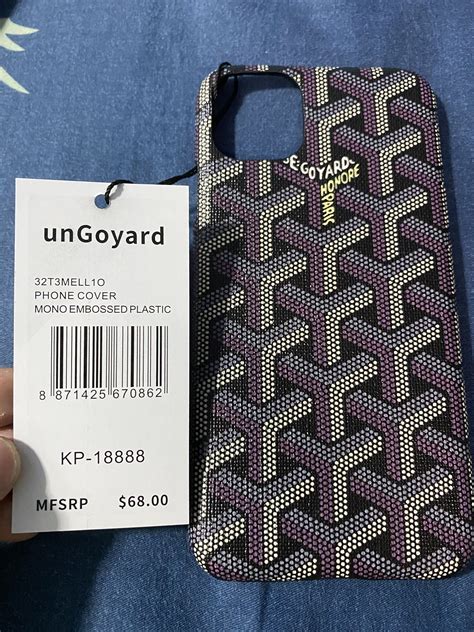 goyard phone case real vs fake|Goyard phone case iphone 13.